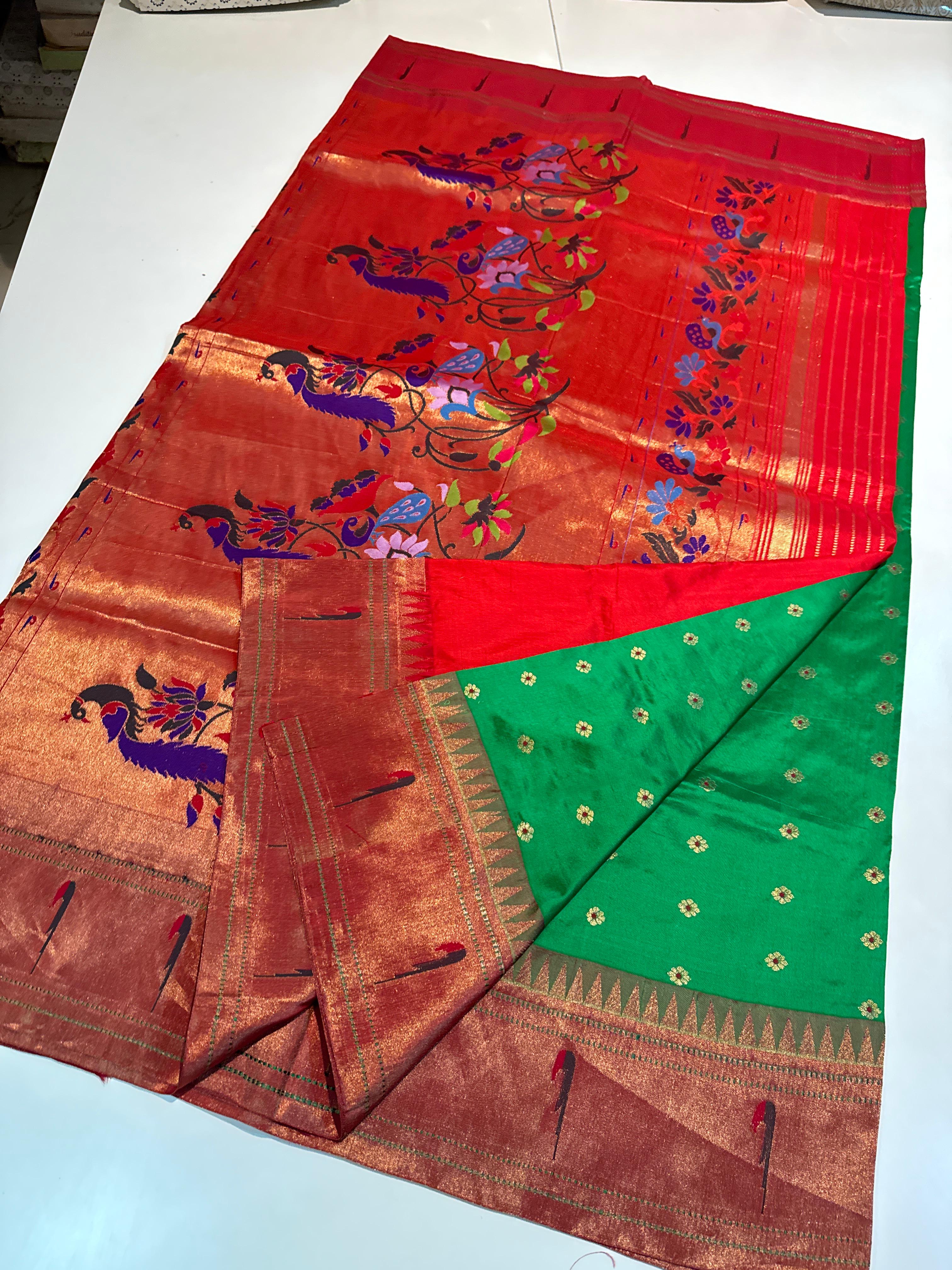 Pure Silk Paithani - Image 2