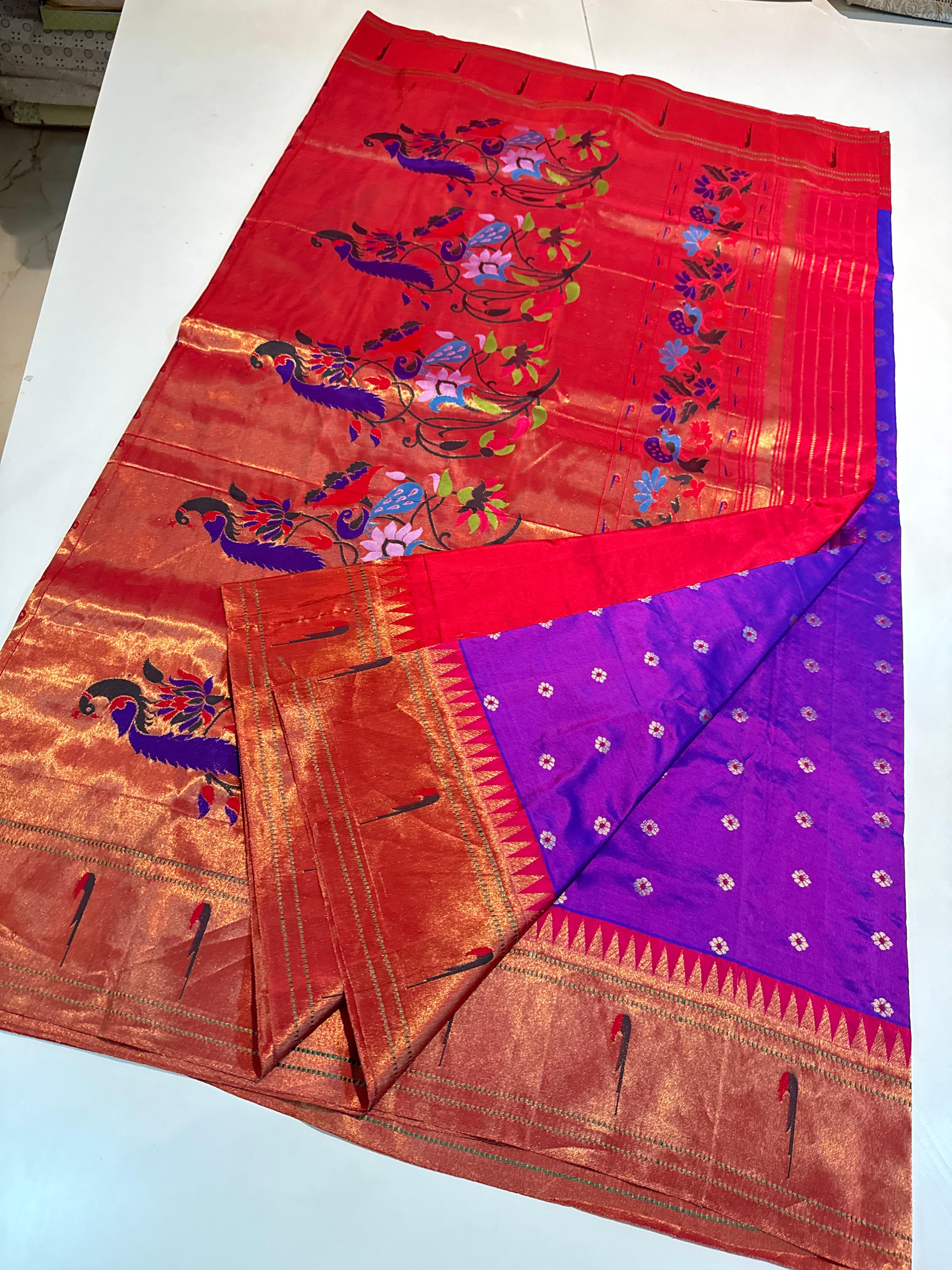 Pure Silk Paithani - Image 2